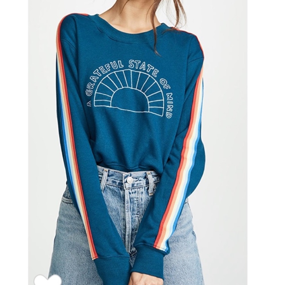 Spiritual Gangster Grateful Rainbow Sweatshirt